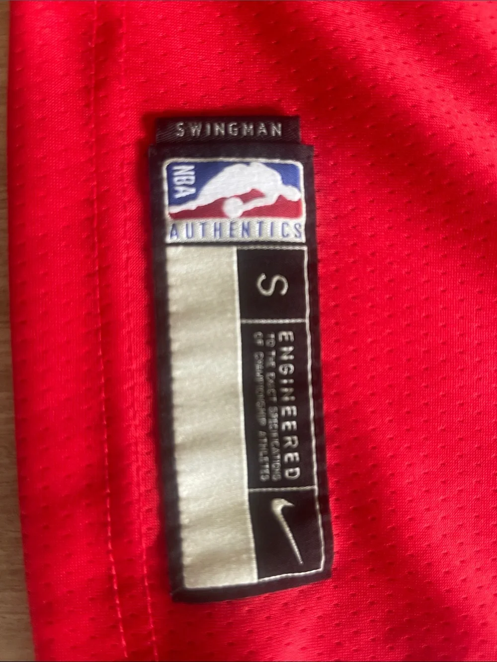 Nike Red Phila #21 Basketball Jersey with Blue & White Accents